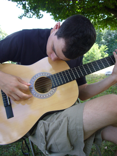 Boy Playing Guitar